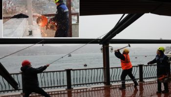 istanbul buyuksehir belediyesi bebek otelinin kacak bolumlerini boyle yikti ygt9P5s1