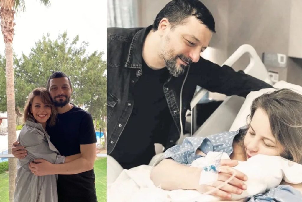 mehmet erdem ve vildan atasever bebeklerini kucaklarina aldilar f42AaPAR