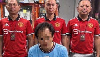 tayland polisi uyusturucuyla yakalanan manchester city taraftarina manchester united formasiyla mesaj verdi gHsOkfva