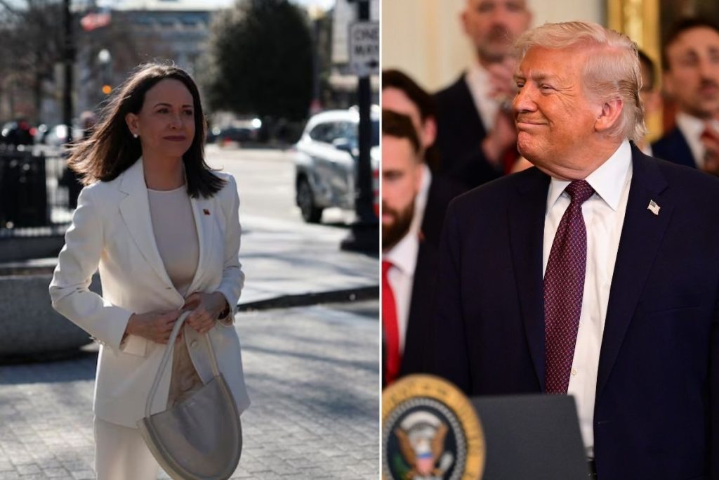 venezuelali muhalif lider machado nobel baris odulunu beyaz sarayda trumpa sundu l3xDcIem