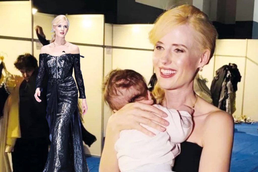 wilma elles defileye dort aylik oglu leon mirza ile katildi mPJzXAgK