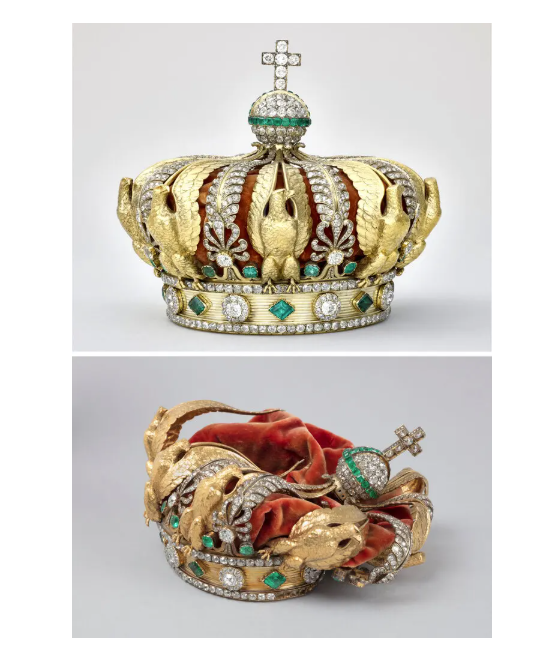 louvre muzesi soygununda hirsizlarin dusurdugu imparatorice eugenienin elmaslarla suslu paha bicilmez tacinin son hali MUhXJrGI